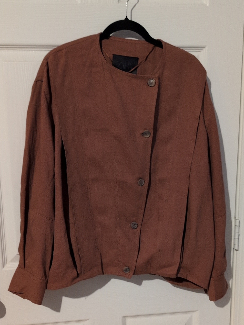 NWT ZARA Rust Button Jacket - Picture 4 of 16
